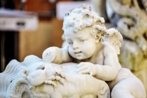 Neptune's Elegance in Stone and Water