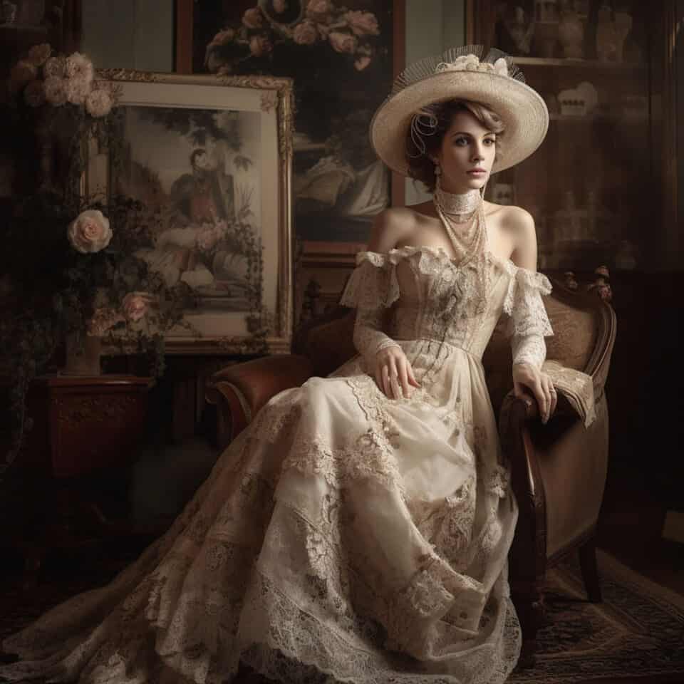 10 Decades Of Italian Fashion Evolution Timeless Trends In Italy Full Body Photo Capturing A Woman In 1900s Fashion110323 960x960