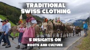 In the last week of September and the first week of October all cattle will be guided down from the alps in Switzerland to spend the winter in the valleys. The farmer families are dressed in traditinal costumes and the cattle is decorated with bells and flowers.