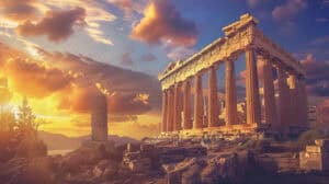 Famous landmarks in Greece
