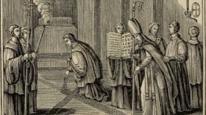 Protestant symbols represented by words versus traditional icons.