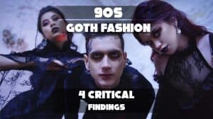 Iconic 90s Goth Style for Social Events