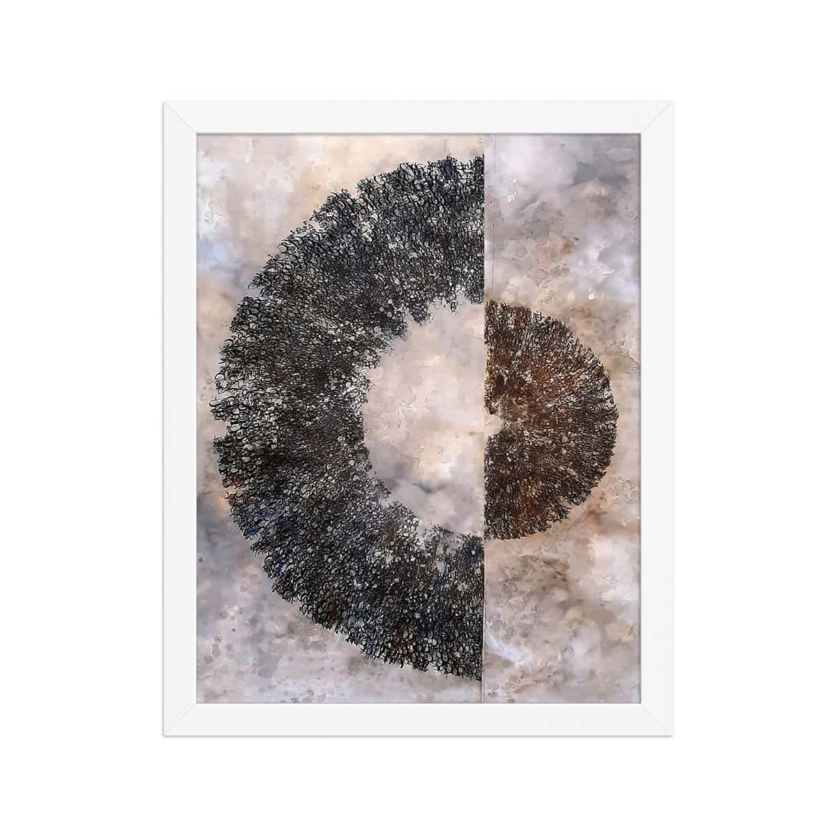 Saeed Khooyeh. Framed photo paper poster Arc of Words.24.2.2025