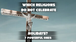Minimalist cover image with the title "Which Religions Do Not Celebrate Holidays"