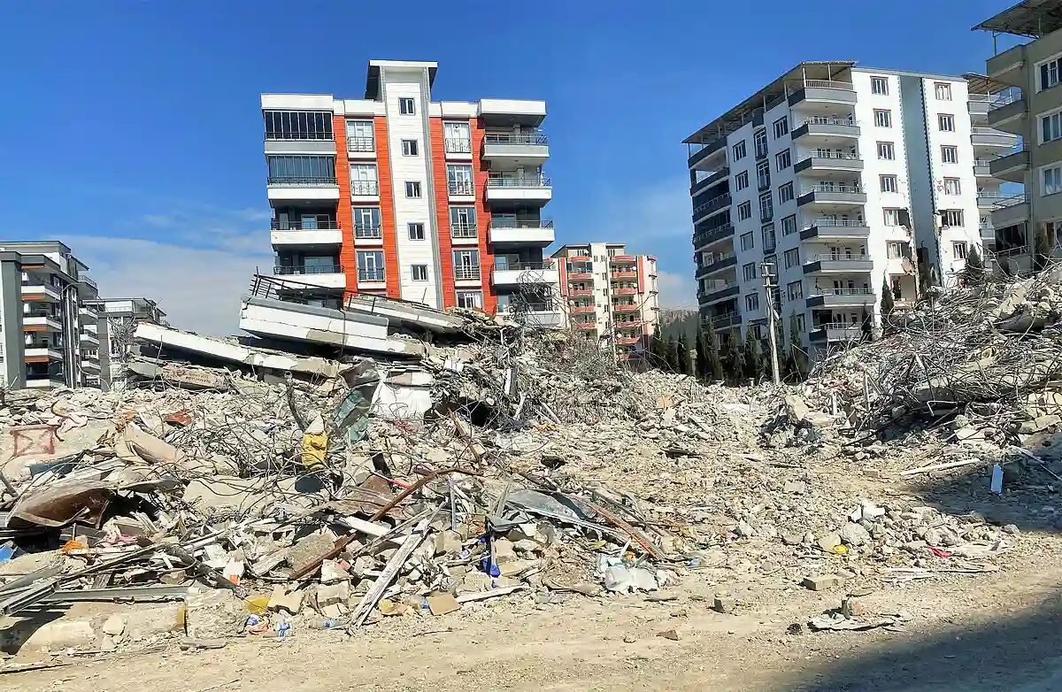 Damage in the city of Adıyaman after the 7.8 magnitude earthquake that occurred in Turkey. Damage in the city of Adıyaman after the 7.8 magnitude earthquake that occurred in Turkey.