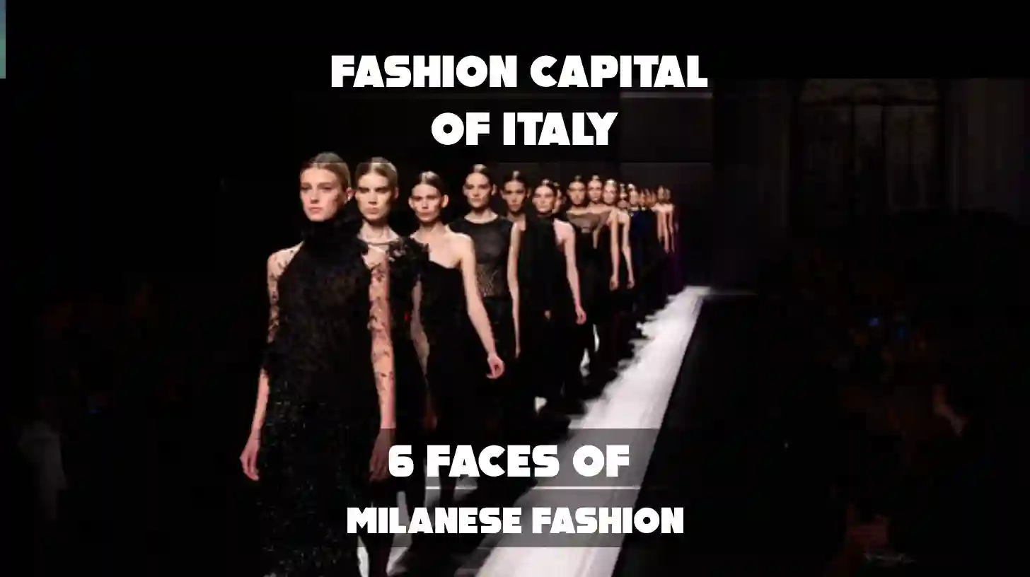 Six iconic Milan fashion figures representing Italian style in Milan.