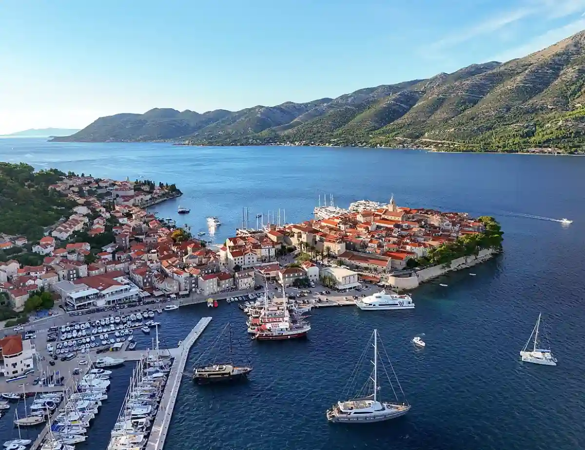 Old town of Korčula in Croatia Old town of Korčula in Croatia