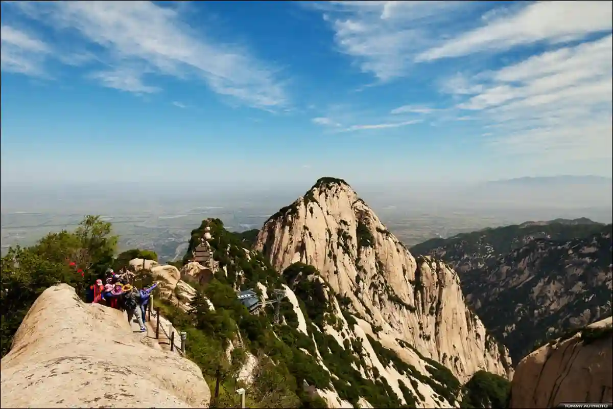 View of North Peak in Huashan, China. View of North Peak in Huashan, China.