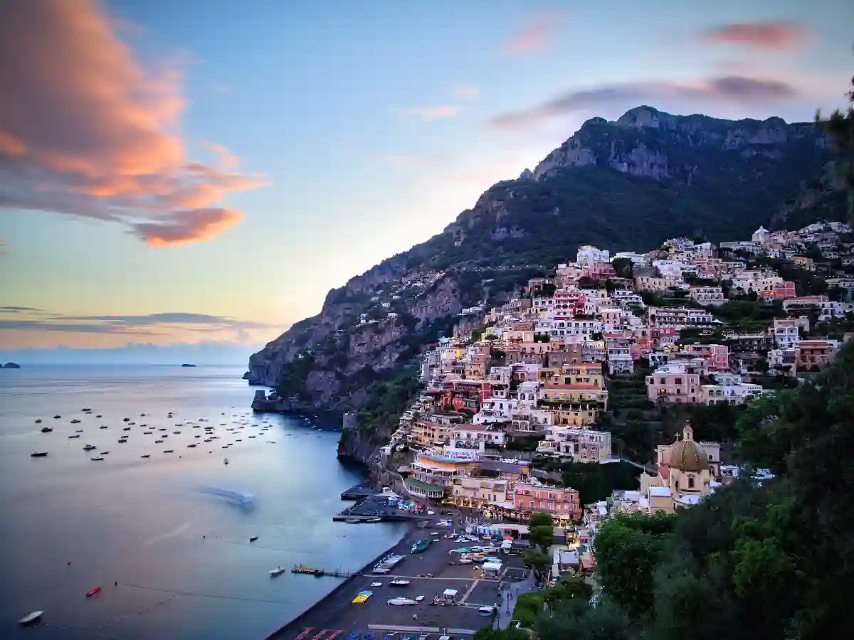 A nice view on this unfortunately a little posh and touristy little town in Italy. A nice view on this unfortunately a little posh and touristy little town in Italy.