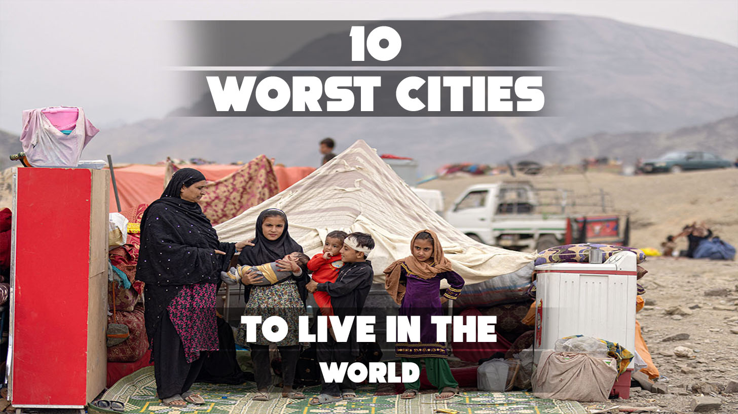 Long lines for aid in worst cities to live