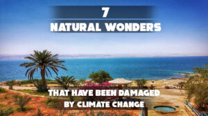 Shrinking ice field highlighting natural wonders damaged by climate change