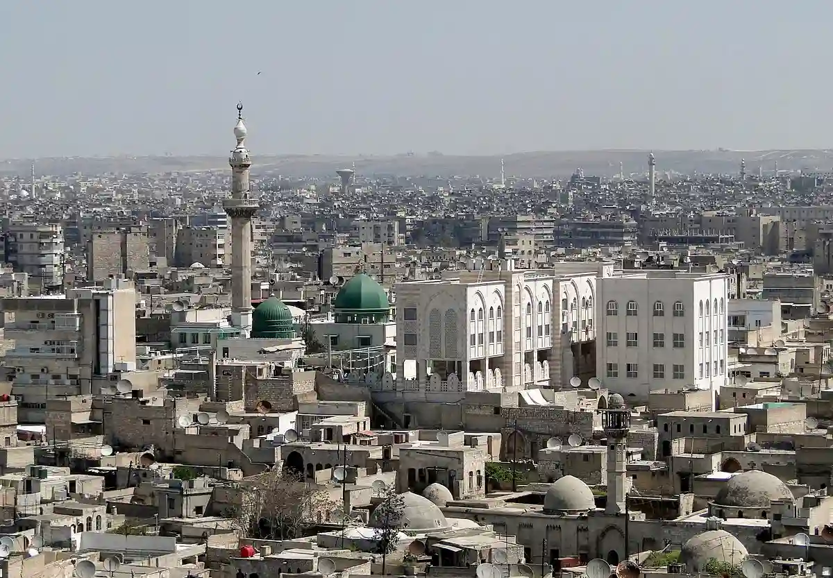 View of Aleppo from the Citadel, Syria View of Aleppo from the Citadel, Syria