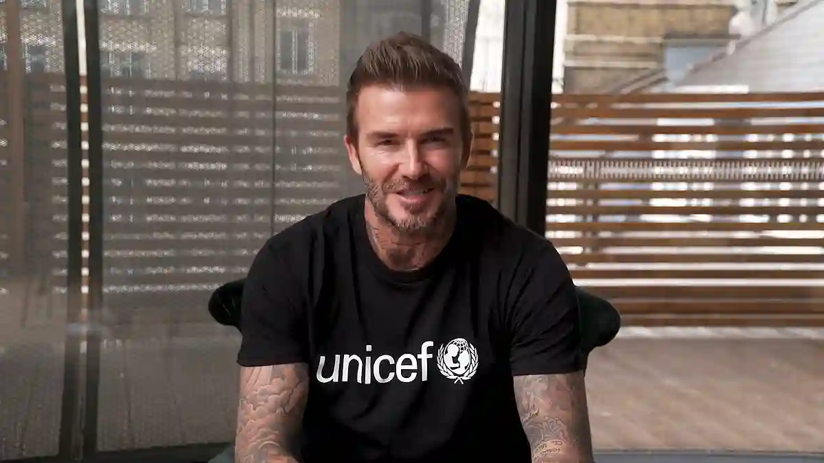 A photograph of David Beckham A photograph of David Beckham