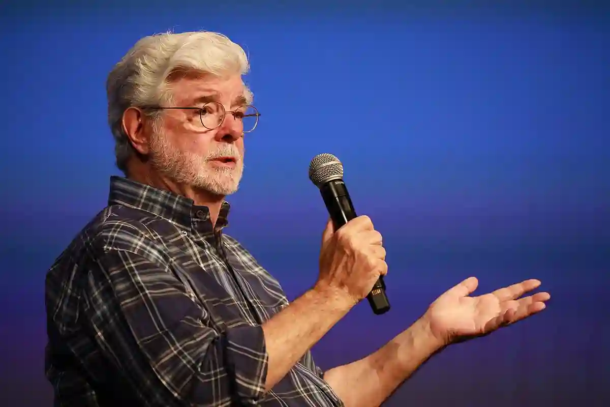 George Lucas at the 2024 Cannes Film Festival, during the session "An encounter with George Lucas George Lucas at the 2024 Cannes Film Festival, during the session "An encounter with George Lucas