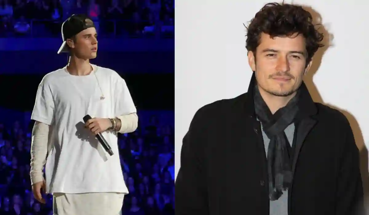 Two artists Justin Bieber vs. Orlando Bloom Two artists Justin Bieber vs. Orlando Bloom
