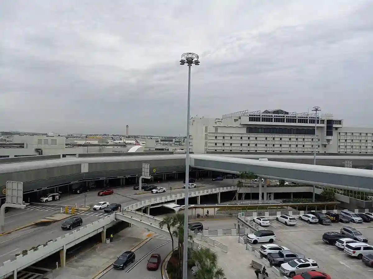 Miami Int'l Airport Dolphin Garage and one of the departure halls photographed in June of 2024 Miami Int'l Airport Dolphin Garage and one of the departure halls photographed in June of 2024
