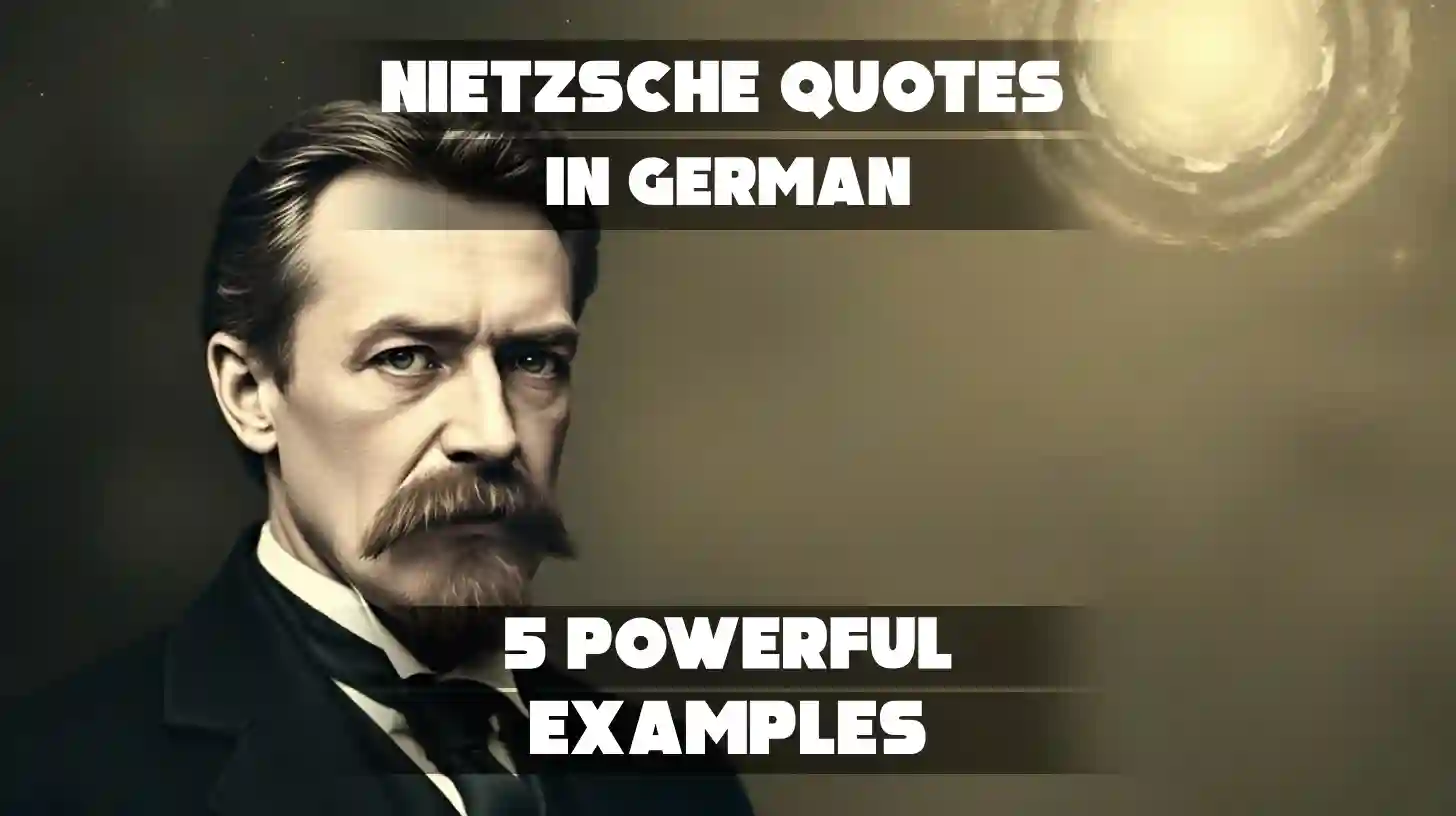 Nietzsche Quotes in German: 5 Powerful Examples
