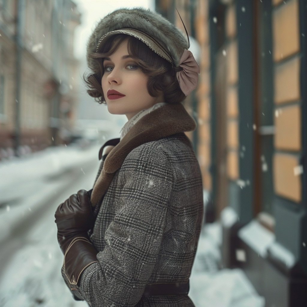 Russian woman in 1920s vintage 3