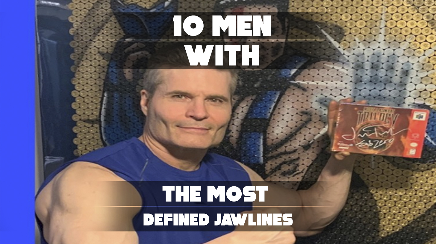 10 men with the most defined jawlines.