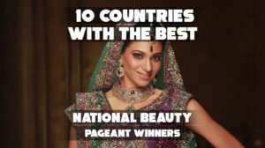 Glamorous collage of top beauty queens from around the world.