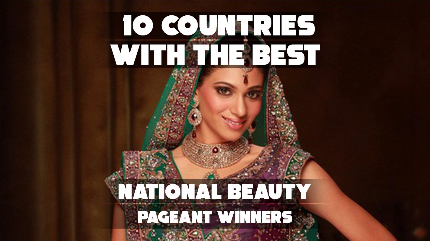 Glamorous collage of top beauty queens from around the world.