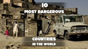 Social cover image for the article on the 10 most dangerous countries in the world.