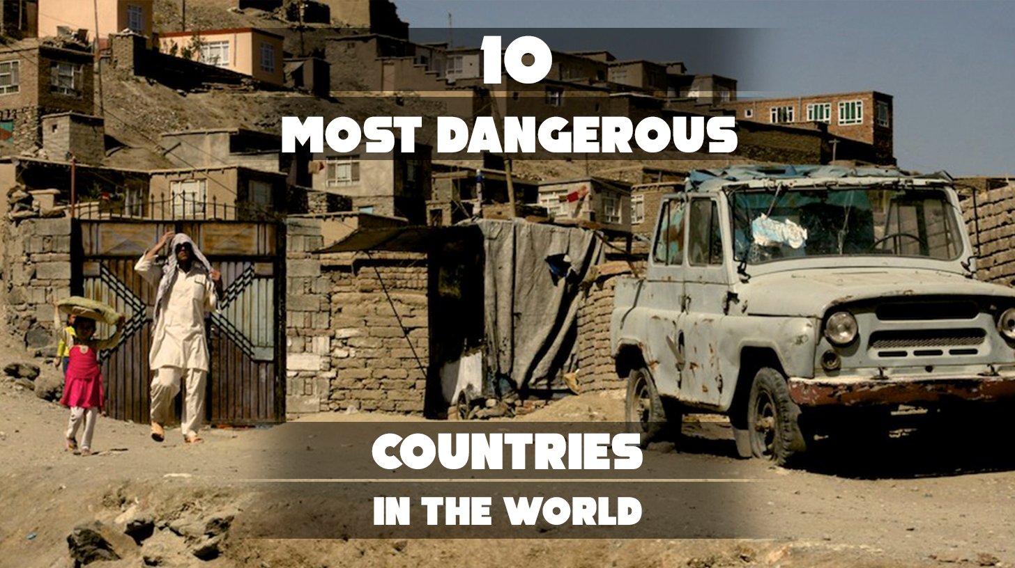 Social cover image for the article on the 10 most dangerous countries in the world.
