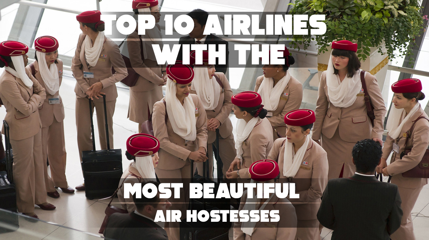 Group of elegant flight attendants smiling confidently in stylish uniforms.