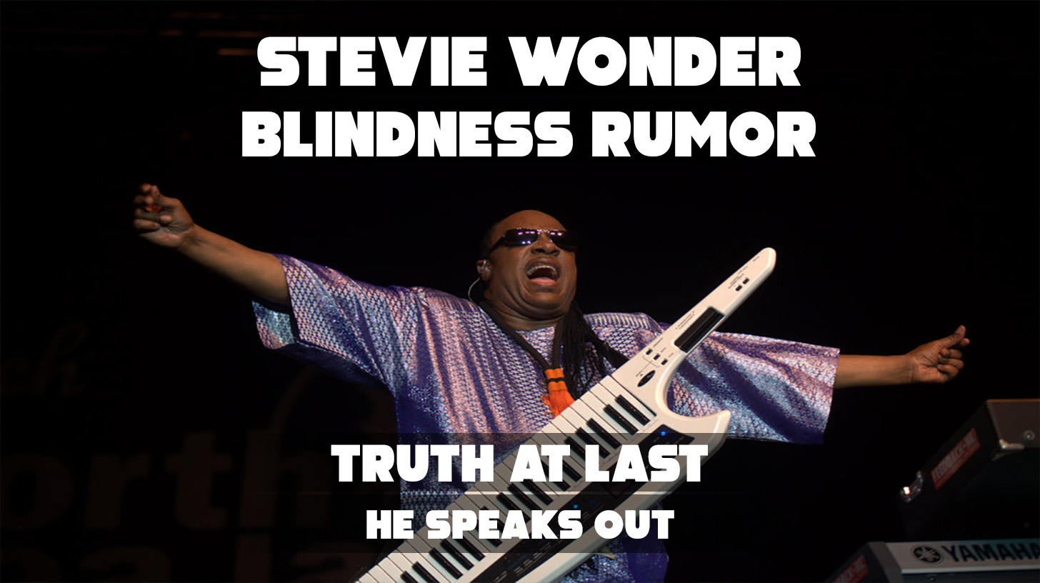 Stevie Wonder performing in Cardiff as he speaks on long-standing blindness rumors