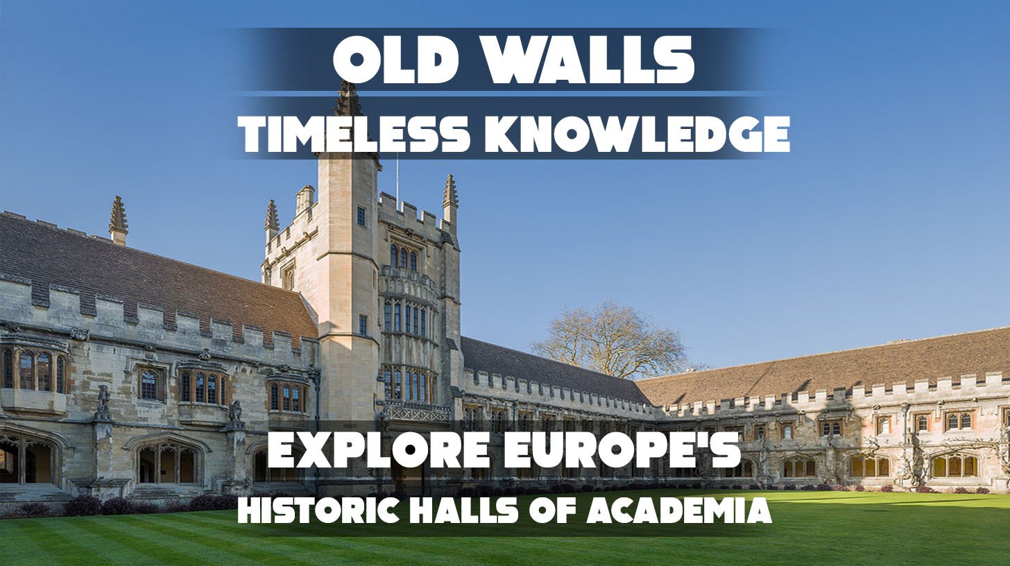 Historic architecture of one of the Oldest Universities in Europe