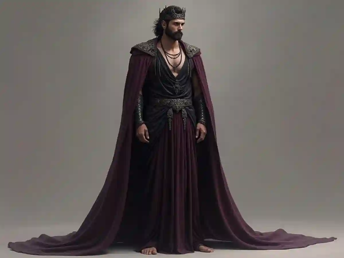 Hades, God of the Underworld, dressed in dark robes, holding a bident, symbolizing his rule over the dead and the realm of the afterlife in Greek mythology. Hades, God of the Underworld, dressed in dark robes, holding a bident, symbolizing his rule over the dead and the realm of the afterlife in Greek mythology.
