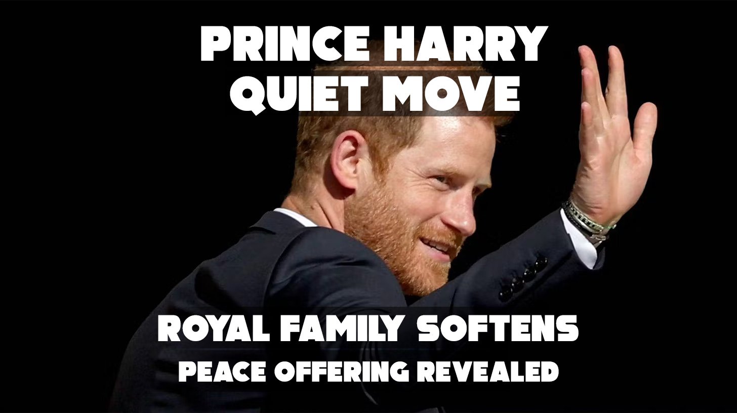 Prince Harry smiles at public event, signaling potential royal reconciliation.
