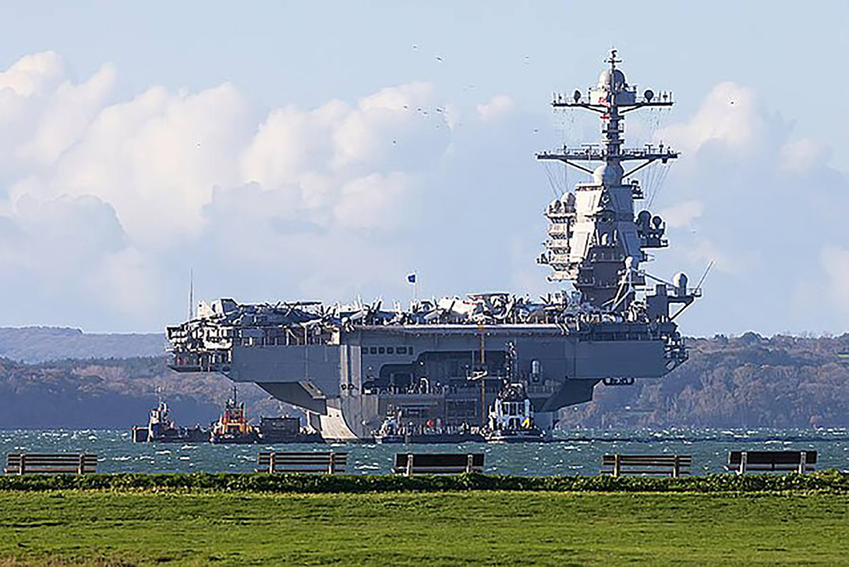 A0482USS Gerald R Ford WRES 3.08.2025