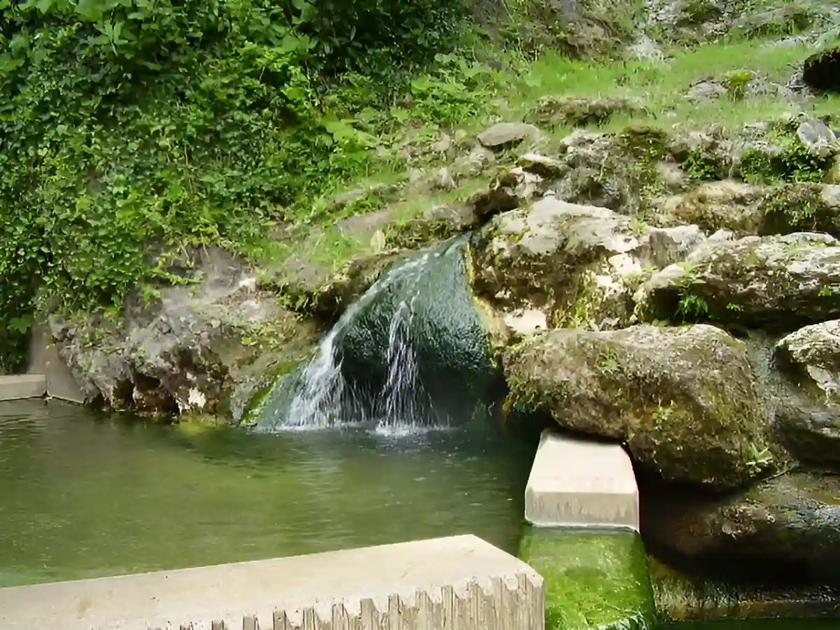 The historic bathhouses of Hot Springs National Park, surrounded by lush greenery and natural hot springs, offering a peaceful escape. The historic bathhouses of Hot Springs National Park, surrounded by lush greenery and natural hot springs, offering a peaceful escape.