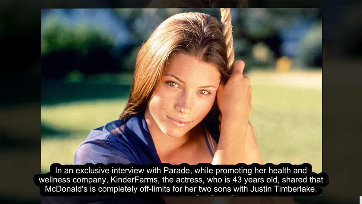 Jessica Biel Says No McDonalds for Her Kids — 05.08.2025
