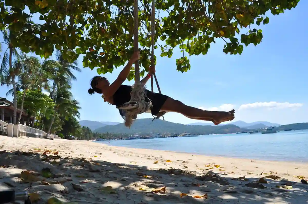 Breathtaking view of Koh Samui, Thailand – Palm-fringed beaches and luxurious resorts, a top beach destination in Southeast Asia. Breathtaking view of Koh Samui, Thailand – Palm-fringed beaches and luxurious resorts, a top beach destination in Southeast Asia.