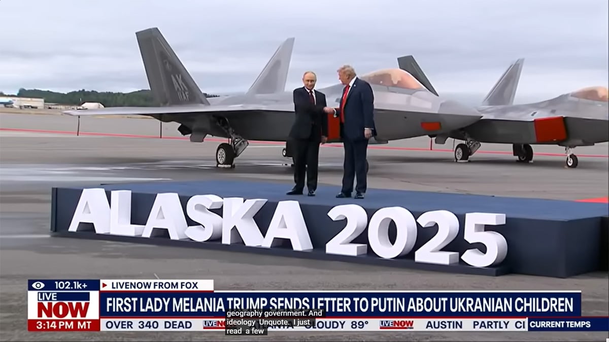Melania Trump letter.18.08.2025
