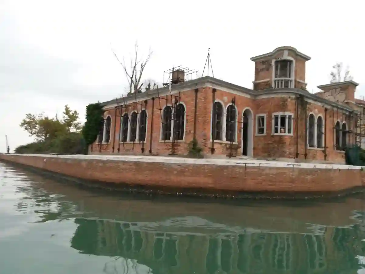 A view from the lagoon of Poveglia island A view from the lagoon of Poveglia island