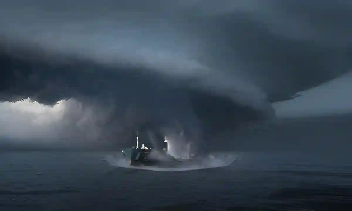 Image showing The Bermuda Triangle, Caribbean Image showing The Bermuda Triangle, Caribbean