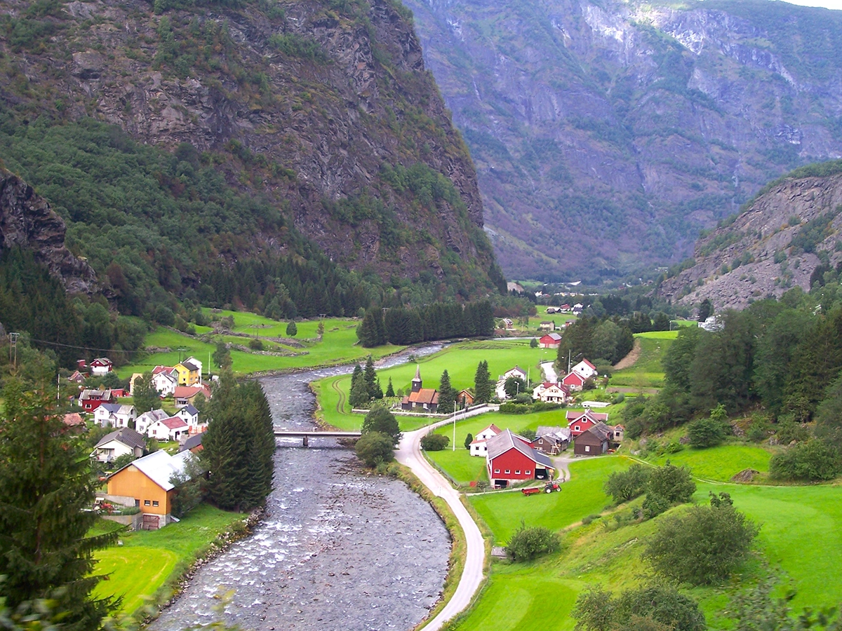 View of Flam Railway 17.8.2025
