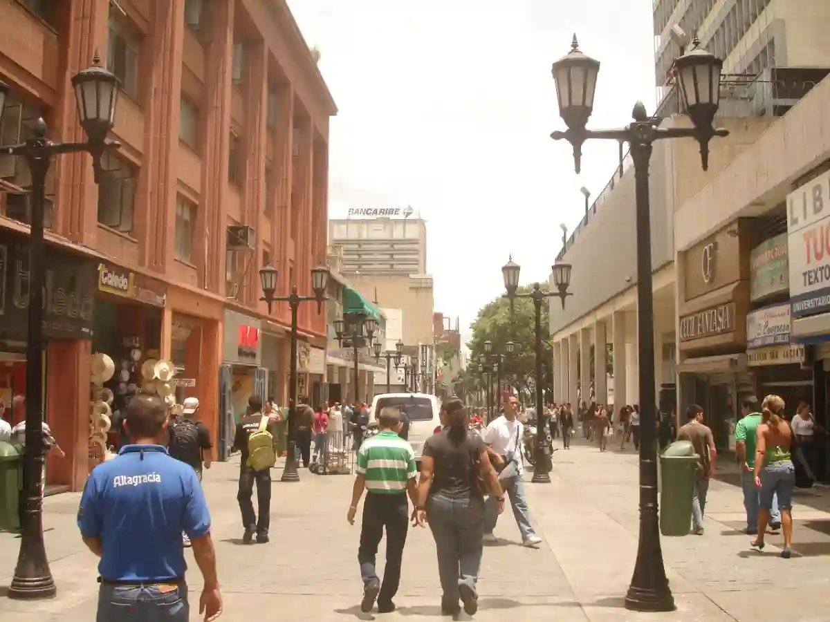 image of a street in Caracas, Venezuela image of a street in Caracas, Venezuela