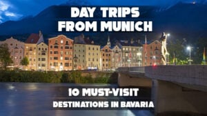 Scenic views perfect for day trips from Munich with mountains and rivers in the background.