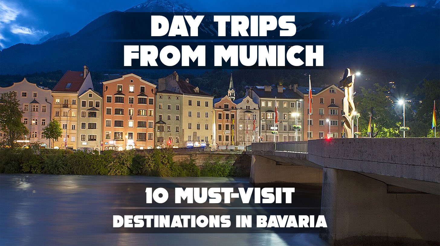 Scenic views perfect for day trips from Munich with mountains and rivers in the background.