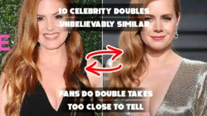 "Feature image for '10 Celebrity Doppelgangers Who Look Shockingly Alike (1)' article."