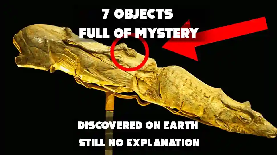 "Feature image for ' 7 Most Mysterious Objects That Have Been Found on Earth' article."