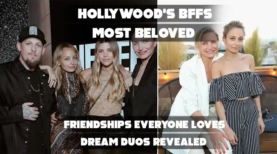 "Feature image for 'Hollywood’s Most Beloved BFFs Everyone Dreams Of' article."