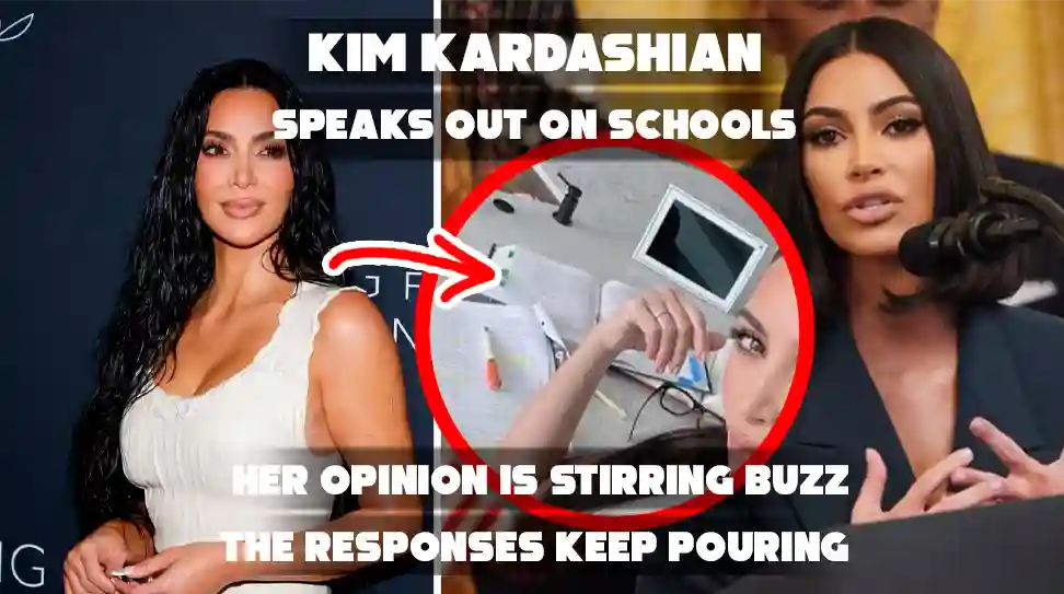 "Kim Kardashian Shares Bold Opinion on Education, Dividing Opinions Everywhere' article."