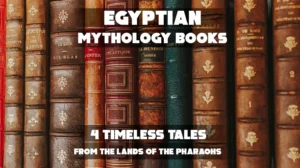 "Feature image for 'Egyptian Mythology Books' article."