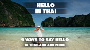 a man having fun time at thiland's beach