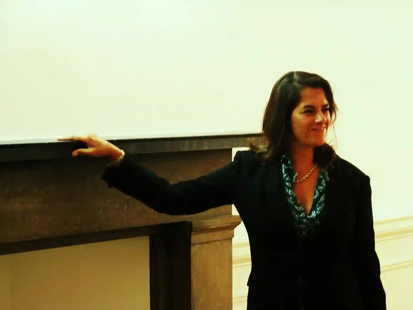 The image is a photograph of the British artist Tracey Emin. The image is a photograph of the British artist Tracey Emin.